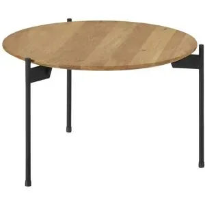Höffner Home Couchtisch  Merzig ¦ holzfarben ¦ Maße (cm): H: 33  Ø: 55
