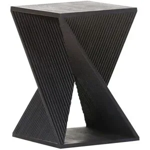 Höffner Beistelltisch  Cage ¦ schwarz ¦ Maße (cm): B: 35 H: 50