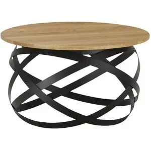 Höffner Couchtisch  Illesheim ¦ holzfarben ¦ Maße (cm): H: 40  Ø: 70