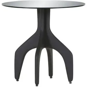 Höffner Beistelltisch  Jelly ¦ schwarz ¦ Maße (cm): H: 47  Ø: 50