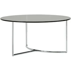 Höffner Couchtisch  Hesel ¦ grau ¦ Maße (cm): H: 36  Ø: 70
