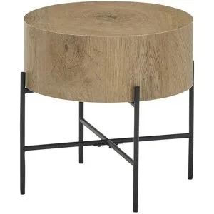 Höffner Beistelltisch  Neufra ¦ holzfarben ¦ Maße (cm): H: 45  Ø: 45