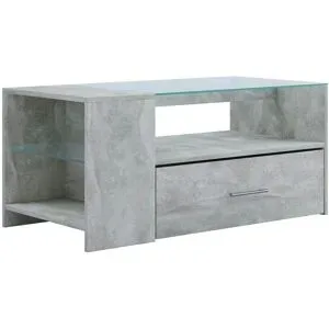 Höffner Couchtisch  Tindala ¦ grau ¦ Maße (cm): B: 50 H: 45