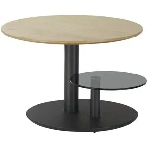 Höffner Couchtisch  Monta ¦ holzfarben ¦ Maße (cm): H: 47  Ø: 75