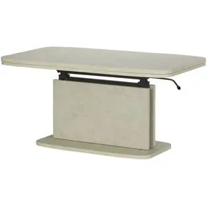 Höffner Couchtisch  Vorra ¦ weiß ¦ Maße (cm): B: 63 H: 53