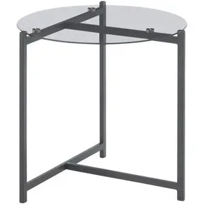 Höffner Couchtisch  Dattilo ¦ transparent/klar ¦ Maße (cm): H: 50  Ø: 50