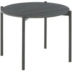 Höffner Couchtisch  Basiluzzo ¦ schwarz ¦ Maße (cm): H: 45  Ø: 60