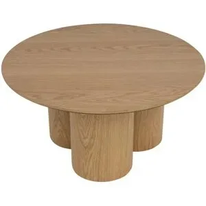 Höffner Couchtisch  Fisolo ¦ holzfarben ¦ Maße (cm): H: 40  Ø: 80
