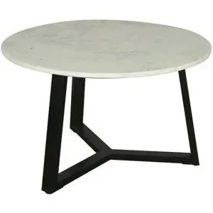by Living Couchtisch  Cross ¦ weiß ¦ Maße (cm): B: 75 H: 46