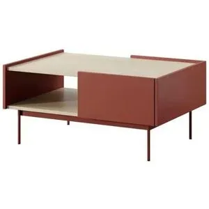 Höffner Couchtisch  Color ¦ rot ¦ Maße (cm): B: 97 H: 45