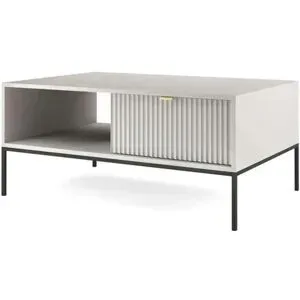 Höffner Couchtisch  Nova ¦ grau ¦ Maße (cm): B: 104 H: 46