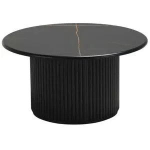 Furnhouse Couchtisch  Easy ¦ schwarz ¦ Maße (cm): H: 42  Ø: 80
