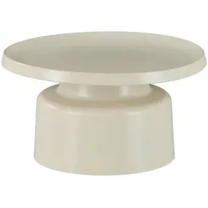 Höffner Couchtisch  Lovo ¦ beige ¦ Maße (cm): H: 40  Ø: 70
