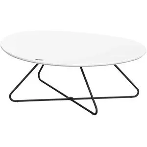 JOOP! Couchtisch  Pebbles ¦ weiß ¦ Maße (cm): B: 95 H: 35