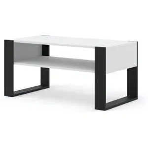 Höffner Couchtisch   ¦ weiß ¦ Maße (cm): B: 53,2 H: 47,5