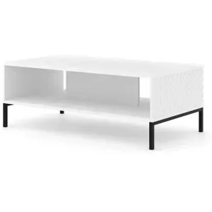 Höffner Couchtisch   ¦ weiß ¦ Maße (cm): B: 60 H: 43