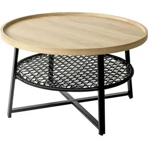 Höffner Couchtisch  Haiger ¦ holzfarben ¦ Maße (cm): H: 45  Ø: 75