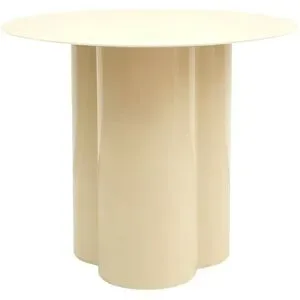 Höffner Beistelltisch  Badra ¦ beige ¦ Maße (cm): H: 50,4  Ø: 60