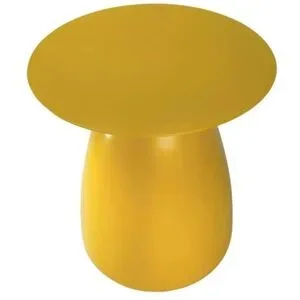 Höffner Beistelltisch  Baobab ¦ gelb ¦ Maße (cm): B: 33 H: 34