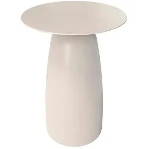Höffner Beistelltisch  Baobab ¦ weiß ¦ Maße (cm): B: 32 H: 44