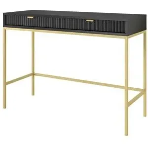 Höffner Schminktisch  Nova ¦ schwarz ¦ Maße (cm): B: 104 H: 78
