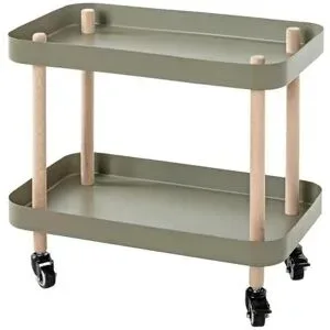 Höffner Beistelltisch   ¦ grün ¦ Maße (cm): B: 50 H: 47