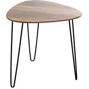 Höffner Beistelltisch   ¦ holzfarben ¦ Maße (cm): B: 48 H: 48