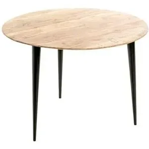 Höffner Beistelltisch   ¦ holzfarben ¦ Maße (cm): H: 46  Ø: 65