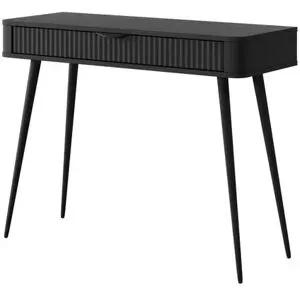Höffner Schminktisch   ¦ schwarz ¦ Maße (cm): B: 100 H: 78