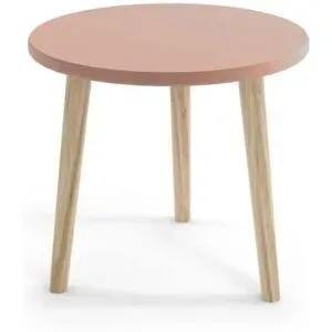 Höffner Beistelltisch   ¦ rosa/pink ¦ Maße (cm): B: 67 H: 49