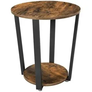 Höffner Beistelltisch   ¦ braun ¦ Maße (cm): B: 50 H: 57