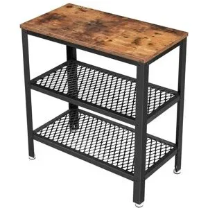 Höffner Beistelltisch   ¦ braun ¦ Maße (cm): B: 60 H: 60