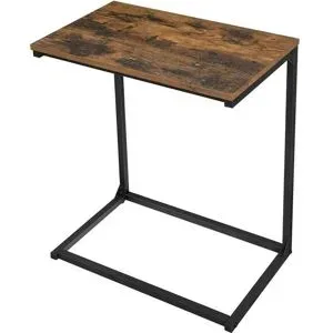 Höffner Beistelltisch   ¦ braun ¦ Maße (cm): B: 55 H: 66