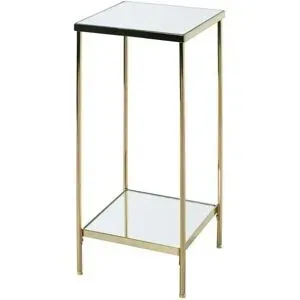 Höffner Blumensäule   ¦ gold ¦ Maße (cm): B: 28 H: 66