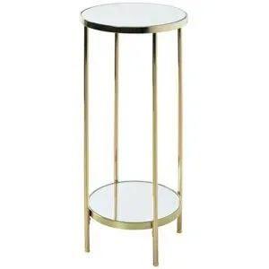 Höffner Blumensäule   ¦ gold ¦ Maße (cm): H: 66  Ø: 28