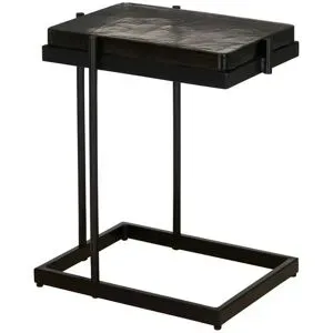 Höffner Beistelltisch  Basil ¦ transparent/klar ¦ Maße (cm): B: 42 H: 50 T: 30.0