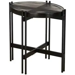 Höffner Beistelltisch  Basil ¦ transparent/klar ¦ Maße (cm): B: 45 H: 45 T: 30.0