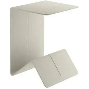 Eisenherz Beistelltisch   ¦ weiß ¦ Maße (cm): B: 35 H: 60
