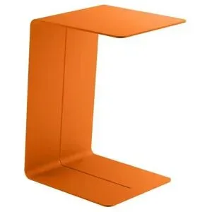 Eisenherz Beistelltisch   ¦ orange ¦ Maße (cm): B: 29 H: 50