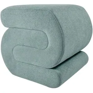 Höffner Selection Hocker  Salma ¦ blau ¦ Maße (cm): B: 46,5 H: 43 T: 43.0