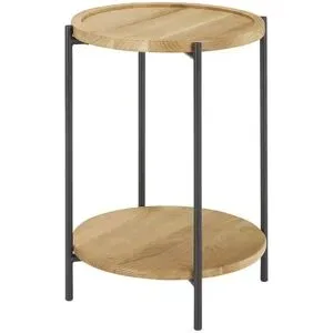 Höffner Home Beistelltisch  Idenheim ¦ holzfarben ¦ Maße (cm): H: 55  Ø: 40