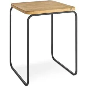 Höffner Beistelltisch   ¦ schwarz ¦ Maße (cm): B: 38 H: 45