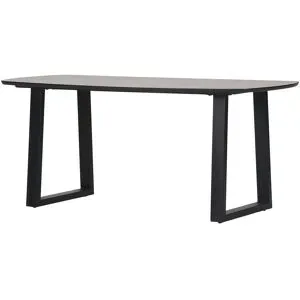 Höffner Esstisch  Amsterdam ¦ schwarz ¦ Maße (cm): B: 100 H: 76