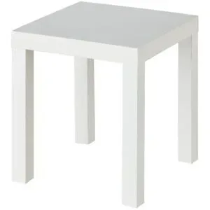 Höffner Beistelltisch  Loceri ¦ weiß ¦ Maße (cm): B: 45 H: 45