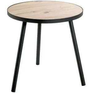 Höffner Beistelltisch  Hanau ¦ holzfarben ¦ Maße (cm): H: 52  Ø: 50
