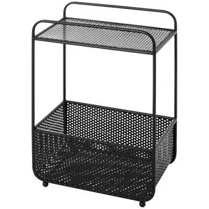 Höffner Beistelltisch  Hanau ¦ schwarz ¦ Maße (cm): B: 41 H: 58 T: 25.0