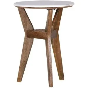 Höffner Beistelltisch  Neo ¦ holzfarben ¦ Maße (cm): H: 61  Ø: 46