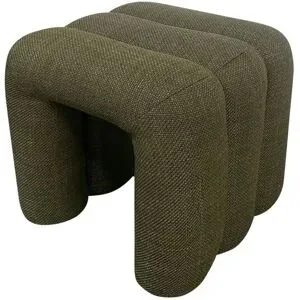 Höffner Polsterhocker  Libertina ¦ grün ¦ Maße (cm): B: 43,5 H: 45 T: 43.5