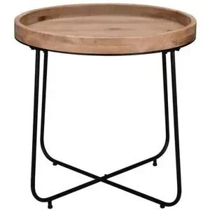 Höffner Beistelltisch  Jette ¦ holzfarben ¦ Maße (cm): H: 57,5  Ø: 66.5