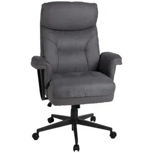 Höffner Chefsessel  Twiste XXL ¦ grau ¦ Maße (cm): B: 77 H: 116 T: 77.0